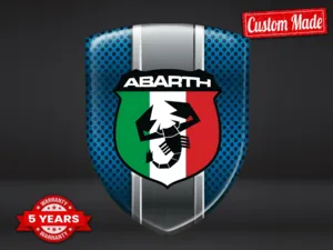 Fiat Abarth Domed Decals Max Robust Elegant Pro Leistung